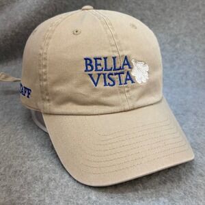 Bella Vista Staff Hat Mens Tan ahead Authentics Baseball Cap Embroidered OSFM